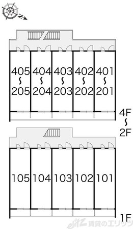 レオパレスイーズプレイスの物件間取画像